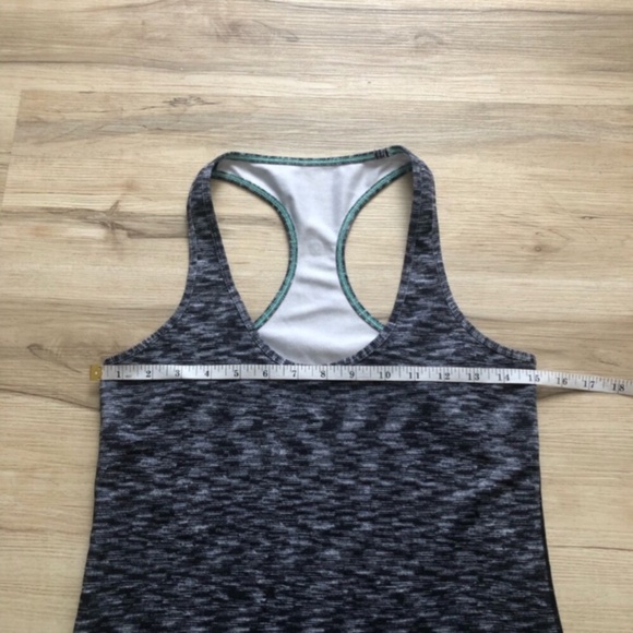 Women's Gray Racerback Tank Top - Picture 6 of 6